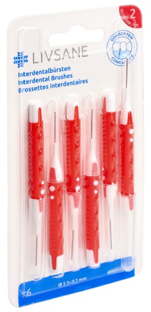 LIVSANE Interdentalbürsten konisch fein      6 Stk
