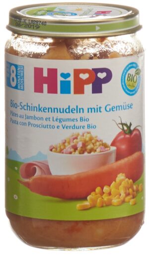 HIPP Bio-Schinkennudeln m Gemüse 8M          220 g