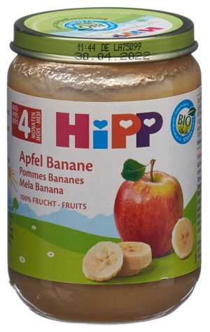 HIPP Apfel Banane                       Glas 190 g