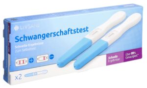 LIVSANE Schwangerschaftstest Schnelle Ergeb  2 Stk