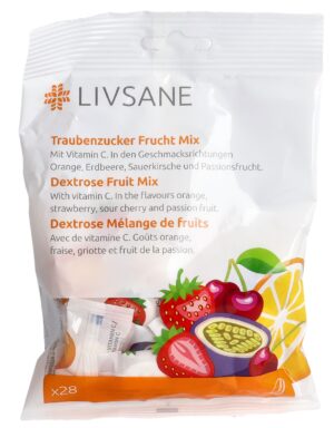 LIVSANE Traubenzucker Frucht Mix        Btl 28 Stk