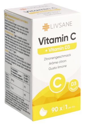 LIVSANE Vitamin C+D3 Kautabletten        Ds 90 Stk