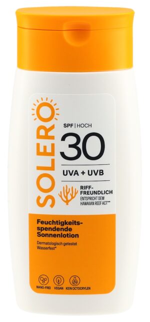 SOLERO Sonnenlotion feuchtigkeitsspe SPF30  200 ml