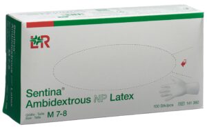 SENTINA Handschuhe M Latex                 100 Stk