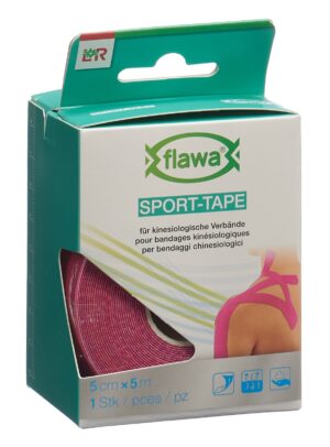 FLAWA Sport-Tape 5cmx5m pink
