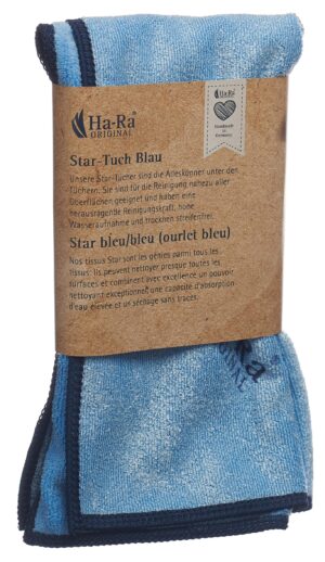 HA-RA Star-Tuch blau