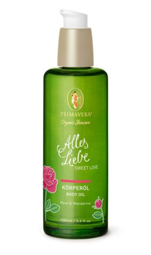 PRIMAVERA Körperöl Alles Liebe         Disp 100 ml