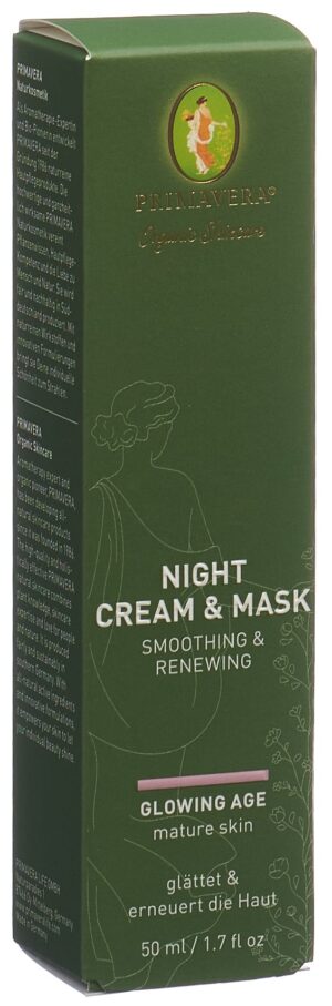 PRIMAVERA Glowing Age Night Cream & Mask  Tb 50 ml