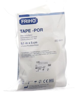 FRIHO-POR Vlies-Heftpflaster 5cmx9.1m 3 Stk
