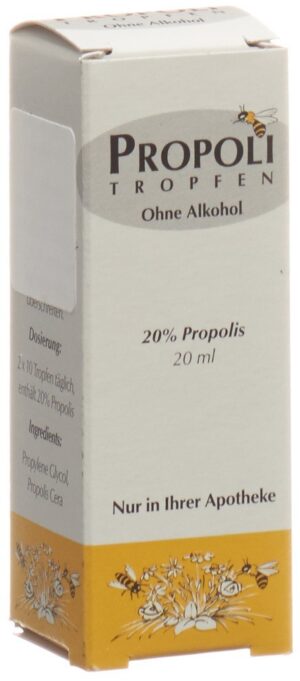 PROPOLI Tropfen 20 % ohne Alkohol            20 ml
