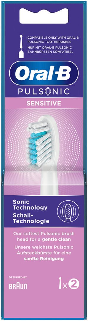 ORAL-B Aufsteckbürsten Pulsonic Sensitiv     2 Stk