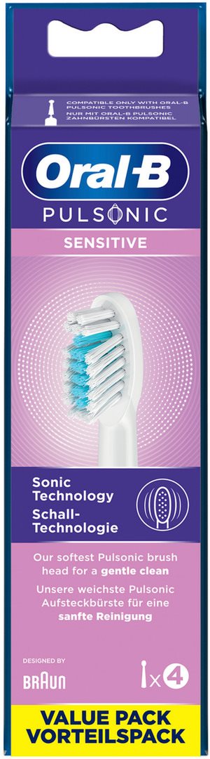 ORAL-B Aufsteckbürsten Pulsonic Sensitiv     4 Stk