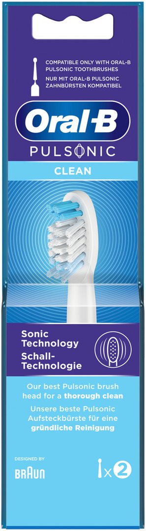 ORAL-B Aufsteckbürsten Pulsonic Clean (neu)  2 Stk