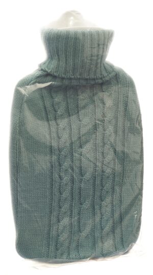 FROSCH Wärmflasche PVC 1.8l Strickbezug pastell