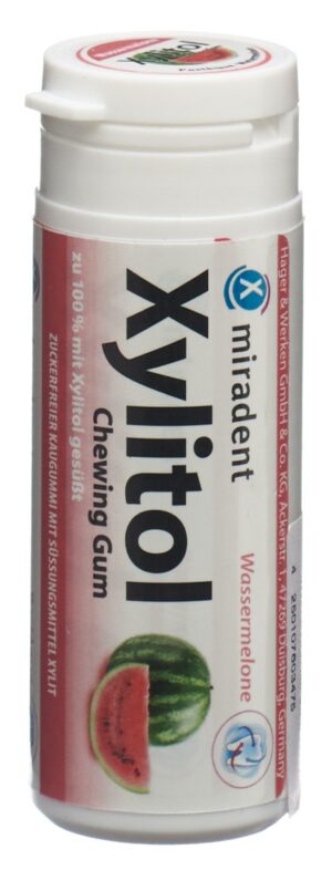 MIRADENT Xylitol Kaugummi Wassermelone   Ds 30 Stk