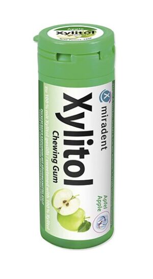 MIRADENT Xylitol Kaugummi Kids Apfel        30 Stk