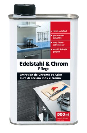 GLUTOCLEAN Edelstahl- +Chrompflege Fl 500 ml