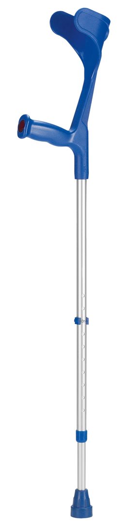 OSSENBERG Krücke alu/blau Hartgriff 140kg   1 Paar