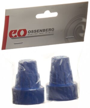 OSSENBERG Krückenkapsel 16mm blau           1 Paar