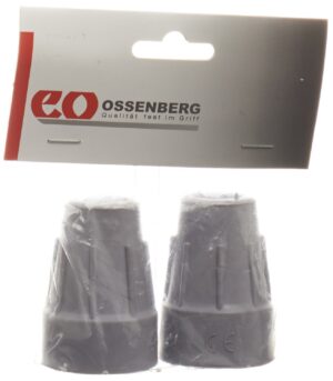 OSSENBERG Krückenkapsel 19mm grau           1 Paar