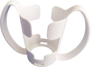 SUNDO Halterung fuer Trinkbecher 2 Griffe weiss