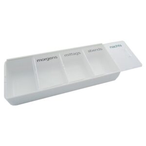 SUNDO Medidispenser 1 Tag 4 Faecher De Schiebde