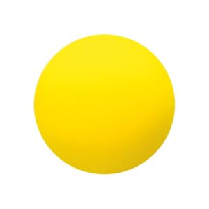 SUNDO Handgymnastikball 70mm gelb aus Schaumstoff
