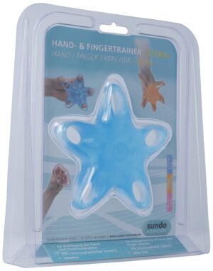 SUNDO Hand - und Fingertrainer Stern blau schwer