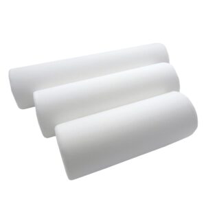 SUNDO Knierolle mit Stoffbezug 40x15cm weiss