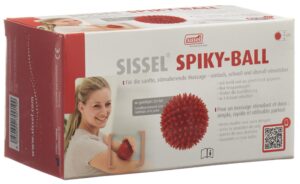 SISSEL Spiky-Ball 9cm rot                    2 Stk
