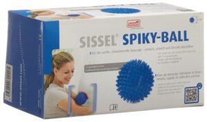SISSEL Spiky-Ball 10cm blau                  2 Stk