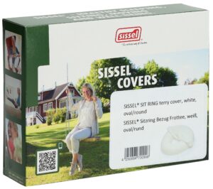 SISSEL Bezug zu Sit Ring rund/oval weiss Frottee