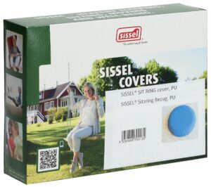 SISSEL Kissenbezug Sit Ring 48x42cm rund/ov PU bl