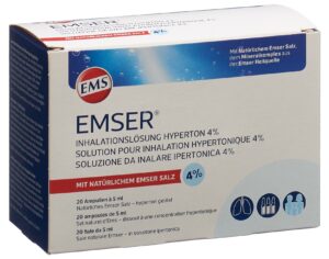 EMSER Inhalationslösung 4 % hyperton   20 Amp 5 ml