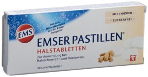 EMSER Pastillen zuckerfrei mit Ingwer Blist 30 Stk