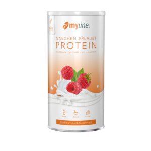 MYLINE Eiweiss mit L-Carnitin Plv Him-Quark 400 g