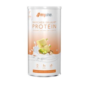 MYLINE Eiweiss Plv Pistaz white choco Split 400 g