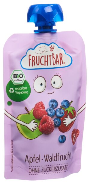 FRUCHTBAR Fruchtpüree Bio Apfel WaldfruchBtl 100 g