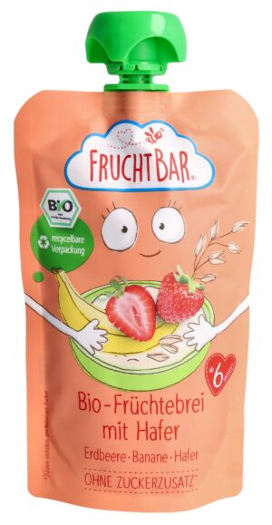 FRUCHTBAR Früchtebrei Bio Haf Erdb Bana  Btl 120 g