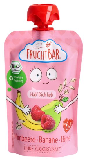 FRUCHTBAR Fruchtpüree Bio Him Bana Bir   Btl 100 g