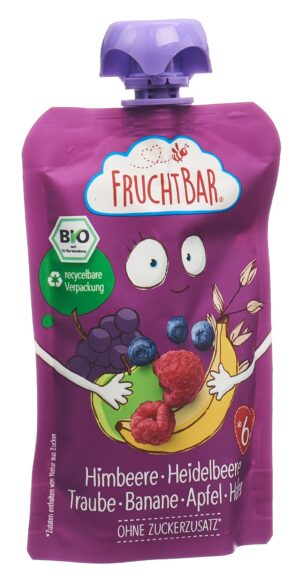 FRUCHTBAR Fruchtpüree Bio Himb Heid Trau Btl 100 g