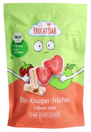 FRUCHTBAR Knusper-Früchte Bio Erdb Apf    Btl 15 g