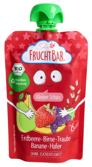 FRUCHTBAR Fruchtpüree Bio Erd Bir Tr Ban Btl 100 g