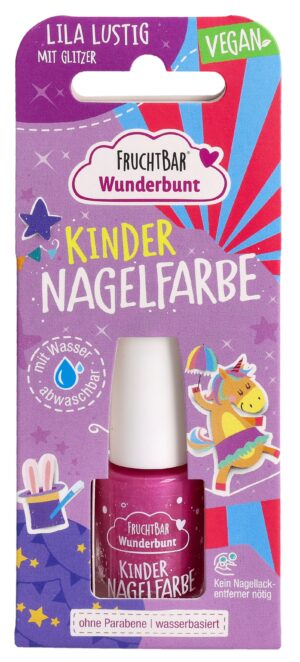 FRUCHTBAR Wunderbunt Kind Nagelfa lila Glasfl 5 ml
