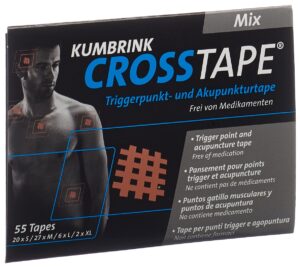 CROSSTAPE Mix Schmerz- und Akupunkturtape   55 Stk