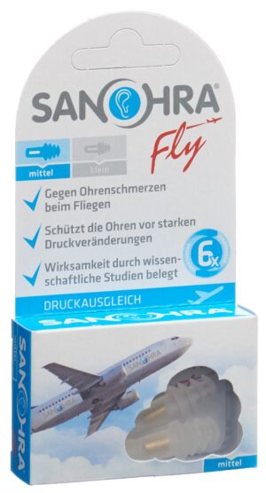 SANOHRA FLY Ohrenstöpsel Erwachsene          2 Stk