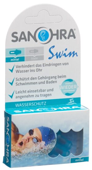 SANOHRA SWIM Ohrenstöpsel Erwachsene         2 Stk