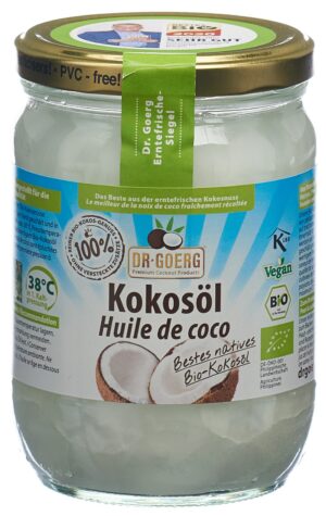 DR. GOERG Kokosöl roh                  Glas 500 ml