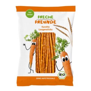 FRECHE FREUNDE Laugensticks Karotte       Btl 75 g