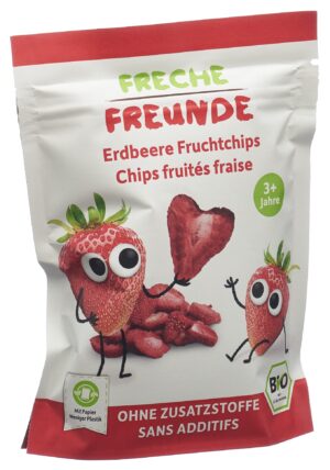 FRECHE FREUNDE Fruchtchips Erdbeere       Btl 12 g
